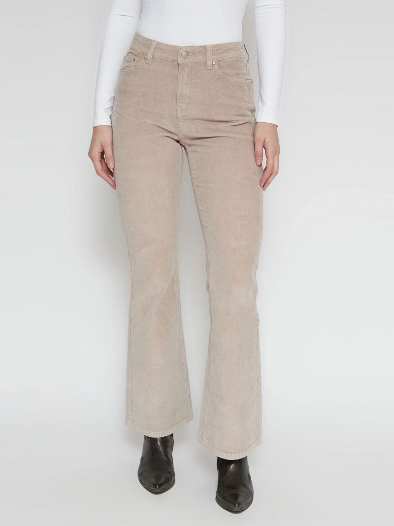 PANTALÓN ALGODÓN FLARE MUJER INDEX COTELÉ - 2