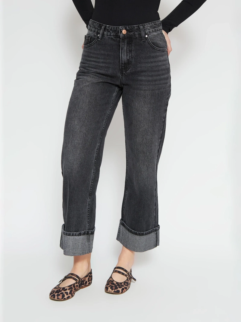 JEANS MUJER INDEX ALGODÓN BASTA DOBLADA - 2