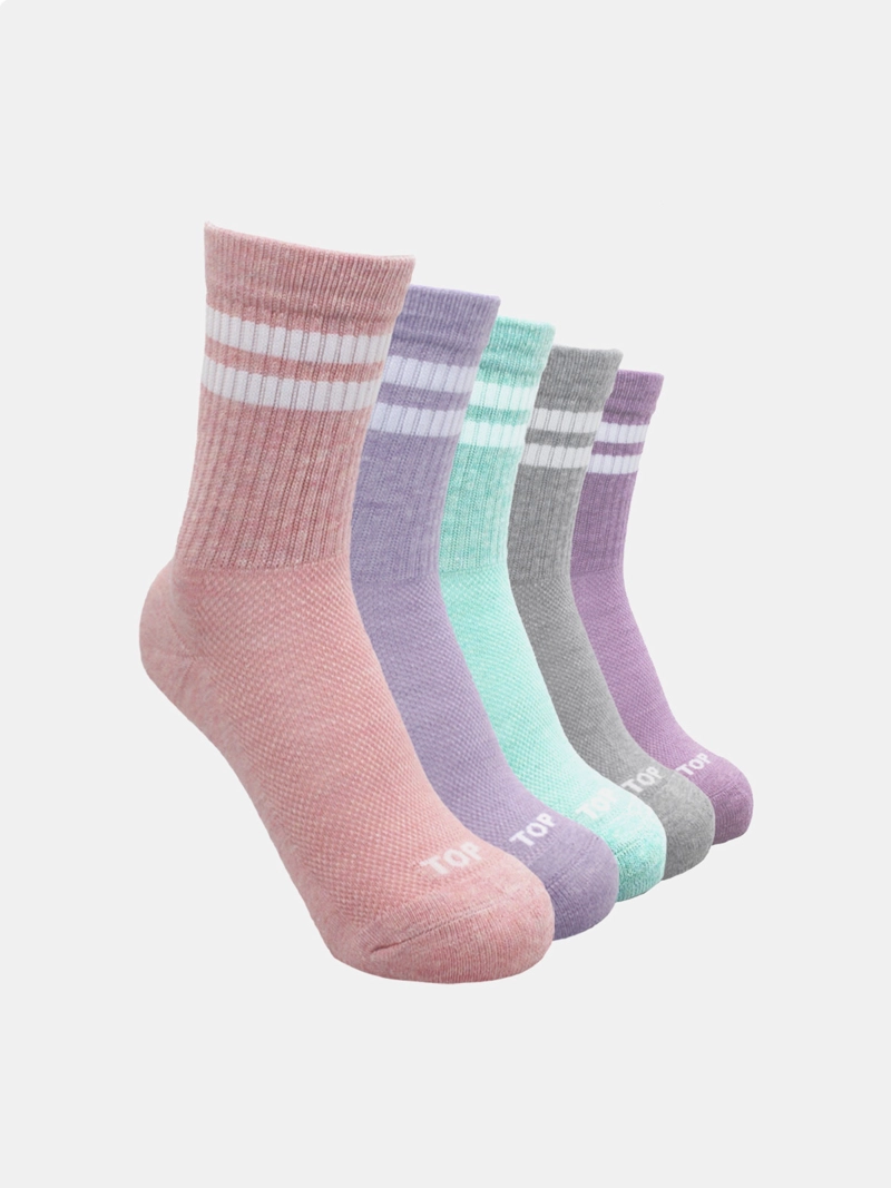 CALCETINES ALGODÓN NIÑA TOP MULTICOLOR SPORT - 1
