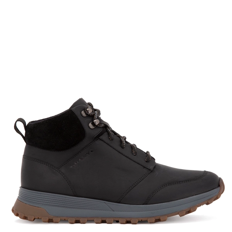 BOTINES CUERO HOMBRE GUANTE NEGRO EDMOD - 1