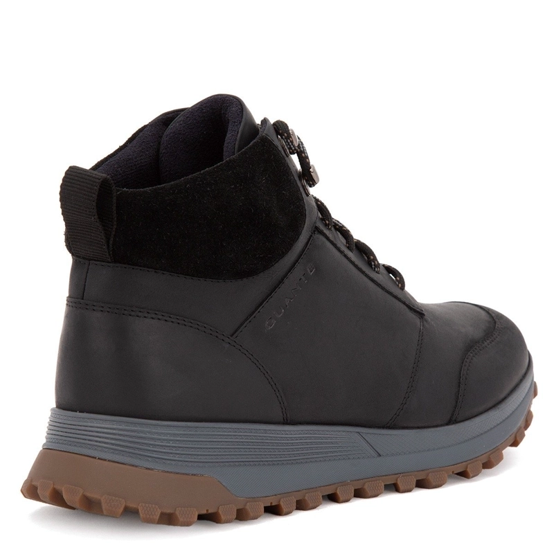 BOTINES CUERO HOMBRE GUANTE NEGRO EDMOD - 4