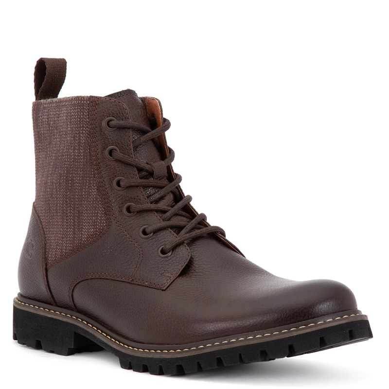 BOTINES CUERO HOMBRE GUANTE CHOCOLATE HELSINKI 35683 - 3