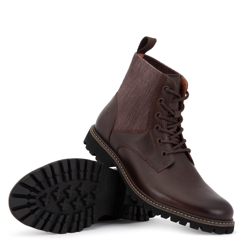BOTINES CUERO HOMBRE GUANTE CHOCOLATE HELSINKI 35683 - 5