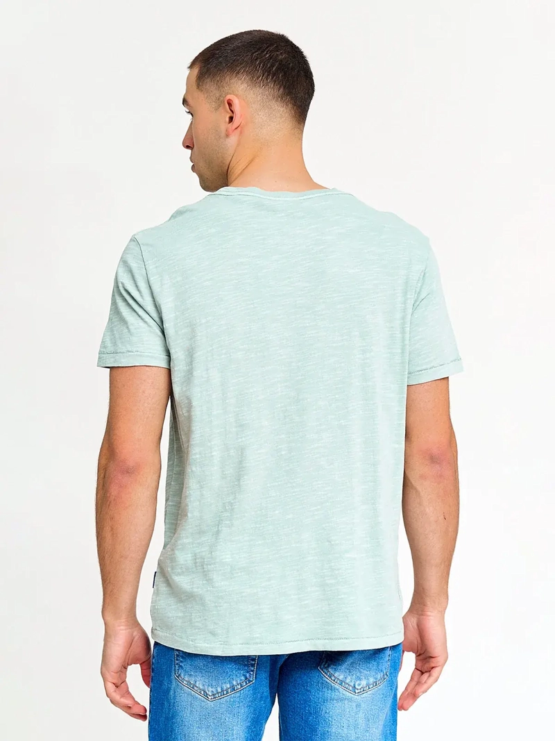 POLERA MANGA CORTA ALGODÓN HOMBRE ROBERT LEWIS BÁSICA - 2