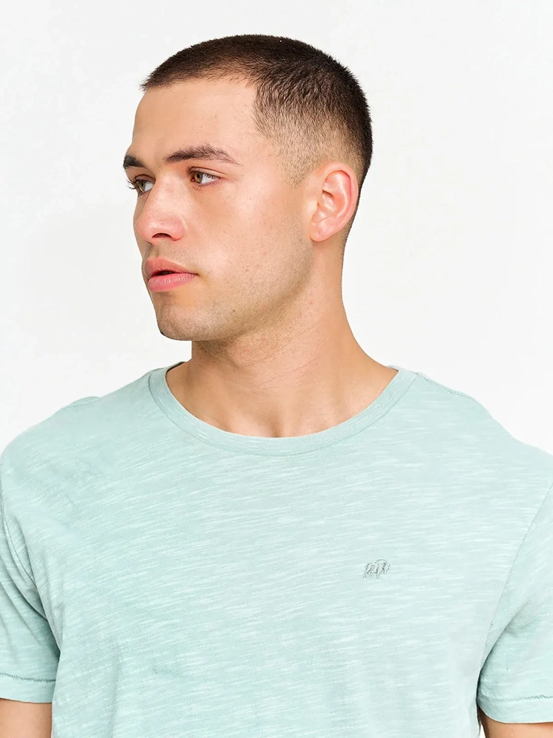 POLERA MANGA CORTA ALGODÓN HOMBRE ROBERT LEWIS BÁSICA - 3