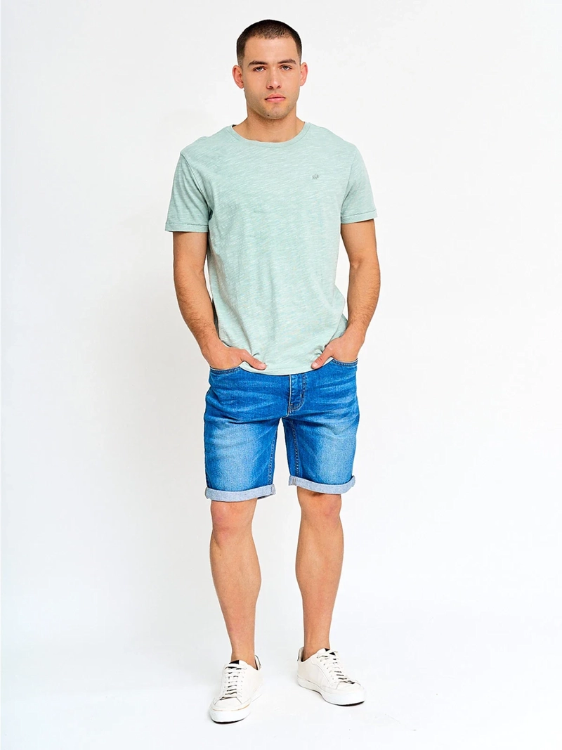 POLERA MANGA CORTA ALGODÓN HOMBRE ROBERT LEWIS BÁSICA - 4