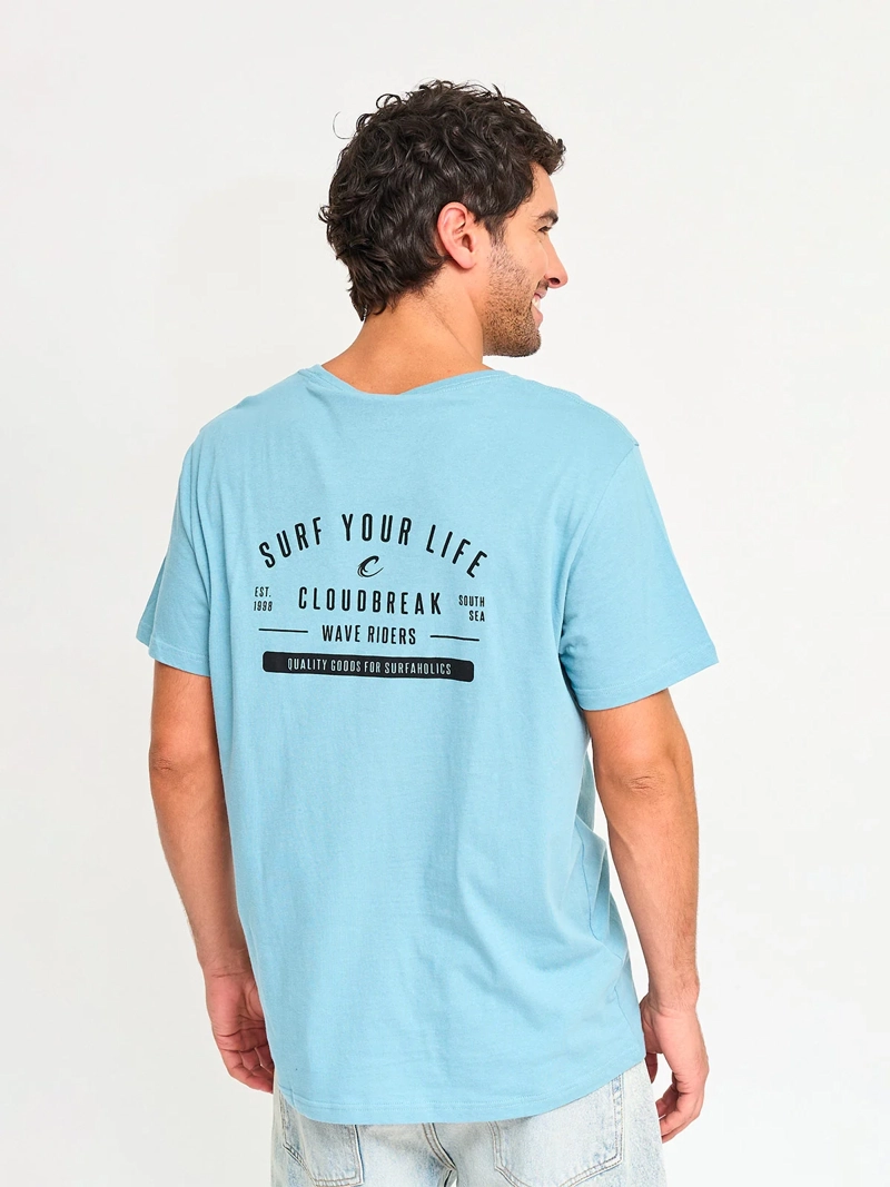 POLERA MANGA CORTA ALGODÓN HOMBRE CLOUDBREAK - 2