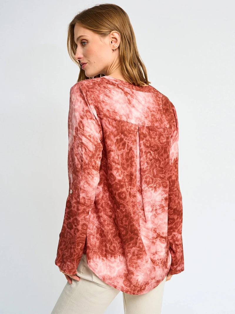 BLUSA MANGA LARGA MUJER TATIENNE ANIMAL PRINT LENTEJUELAS - 2