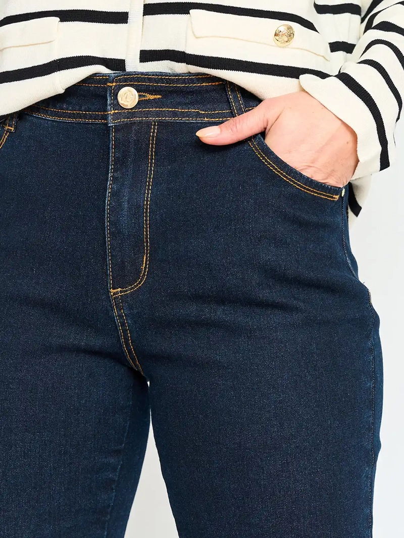 JEANS MUJER CACHAREL RECTO ALGODÓN  - 4