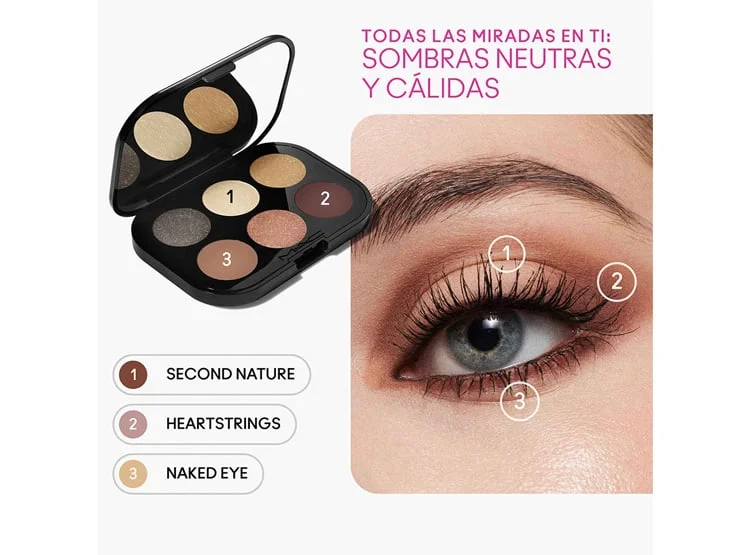 PALETA DE SOMBRAS MAC 6.25 GR CONNECT IN COLOUR EYE SHADOW PALETTE: NUDE BOARD - 9