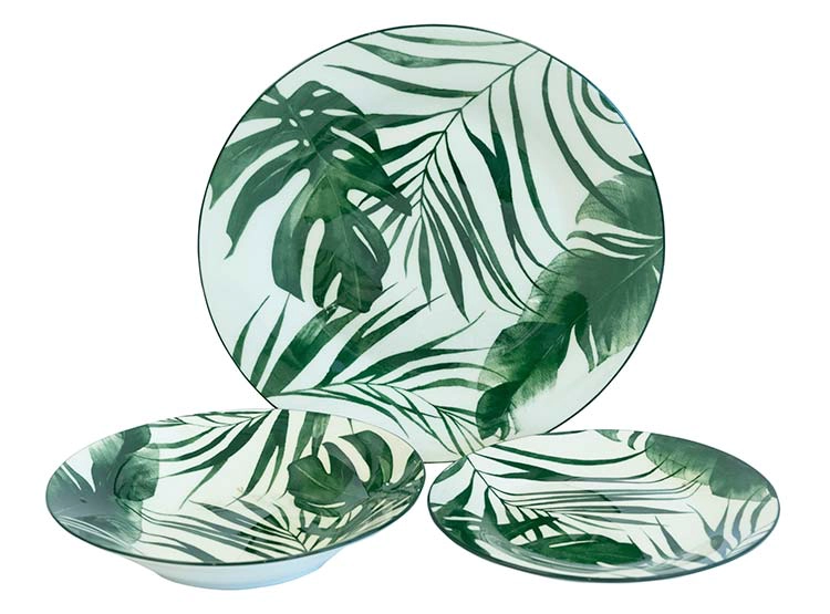 JUEGO DE VAJILLA DORAL BRUNA PORCELANA 18PZS - 1