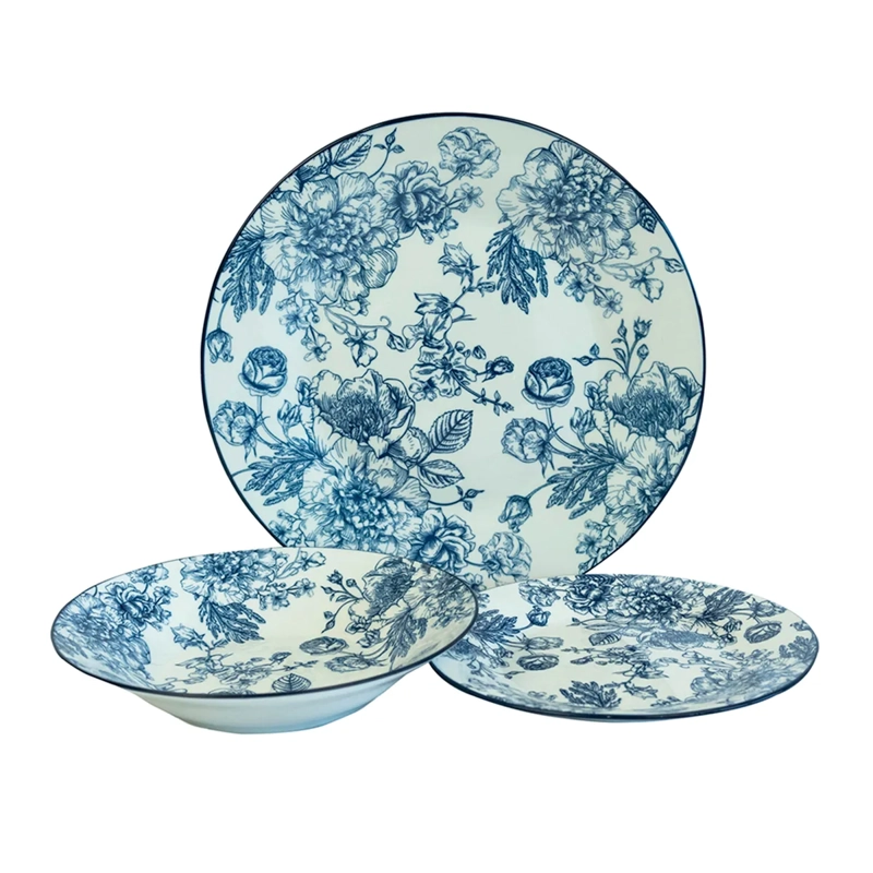 JUEGO DE VAJILLA DORAL PORCELANA STELLA 18 PZS - 1