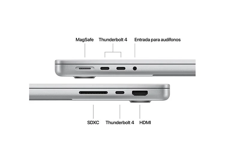 MACBOOK PRO CHIP M4 (CPU 12NUC Y GPU 16NUC) 24GB 512GB 14" - 8