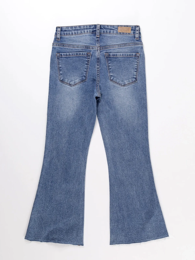 JEANS FLARE FIT NIÑA HARVEST CORAZONES - 2