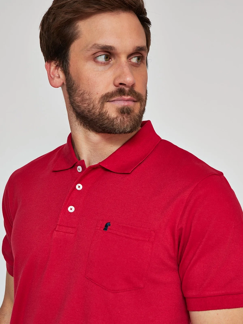 POLERA HOMBRE KENNETH STEVENS MANGA CORTA ALGODÓN PIQUÉ BÁSICA - 3