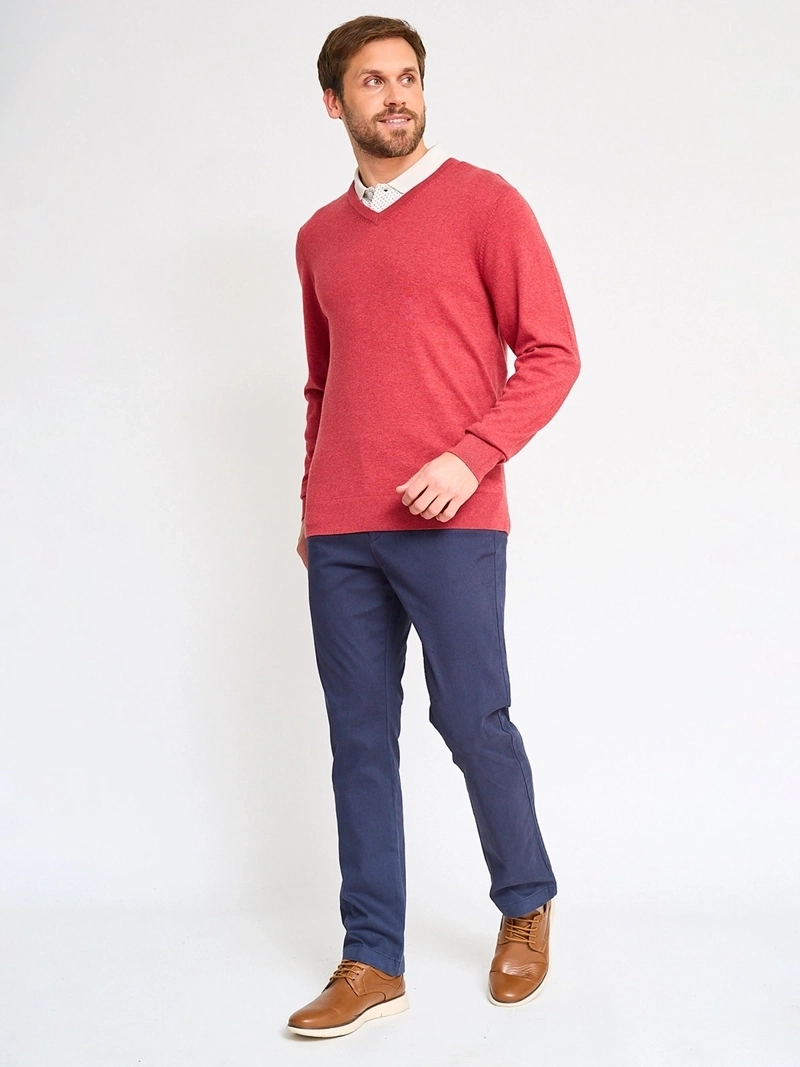 SWEATER ALGODÓN HOMBRE KENNETH STEVENS CUELLO EN V - 4