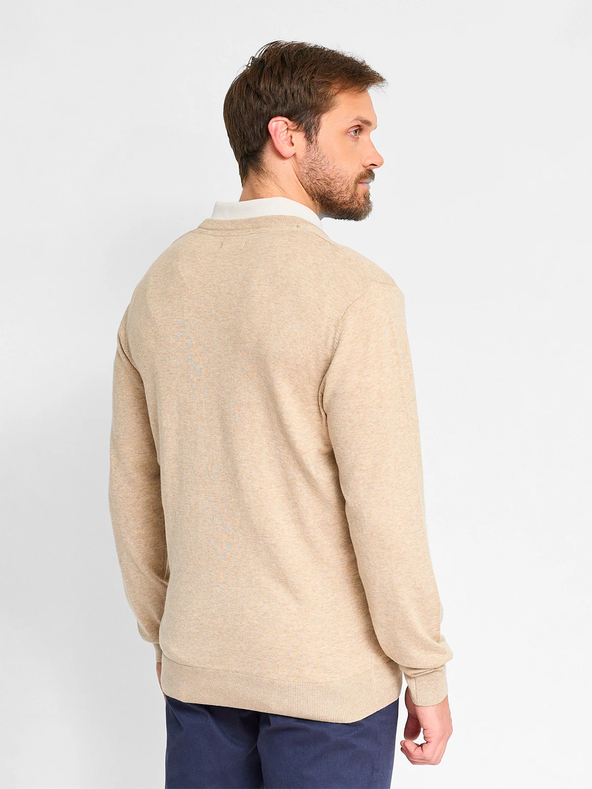 SWEATER ALGODÓN HOMBRE KENNETH STEVENS CUELLO EN V - 2