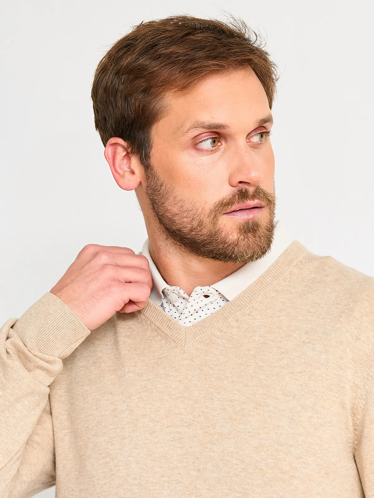 SWEATER ALGODÓN HOMBRE KENNETH STEVENS CUELLO EN V - 3