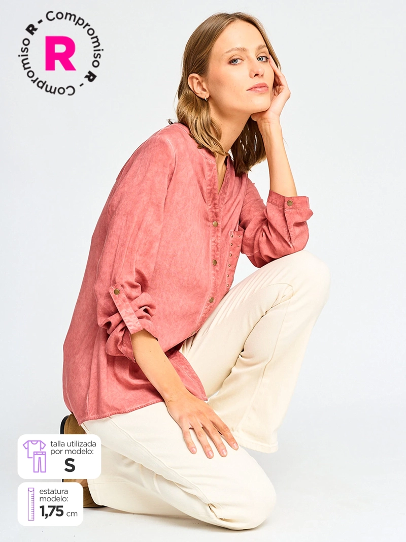 BLUSA MANGA LARGA MUJER REGATTA TACHAS