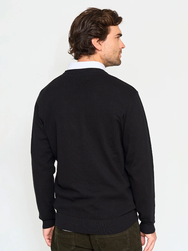 SWEATER ALGODÓN HOMBRE KENNETH STEVENS CUELLO REDONDO - 2