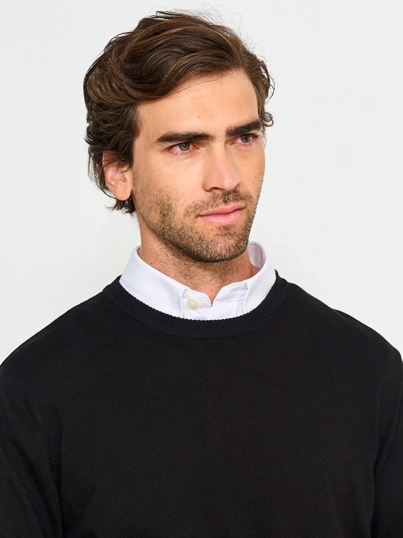 SWEATER ALGODÓN HOMBRE KENNETH STEVENS CUELLO REDONDO - 3
