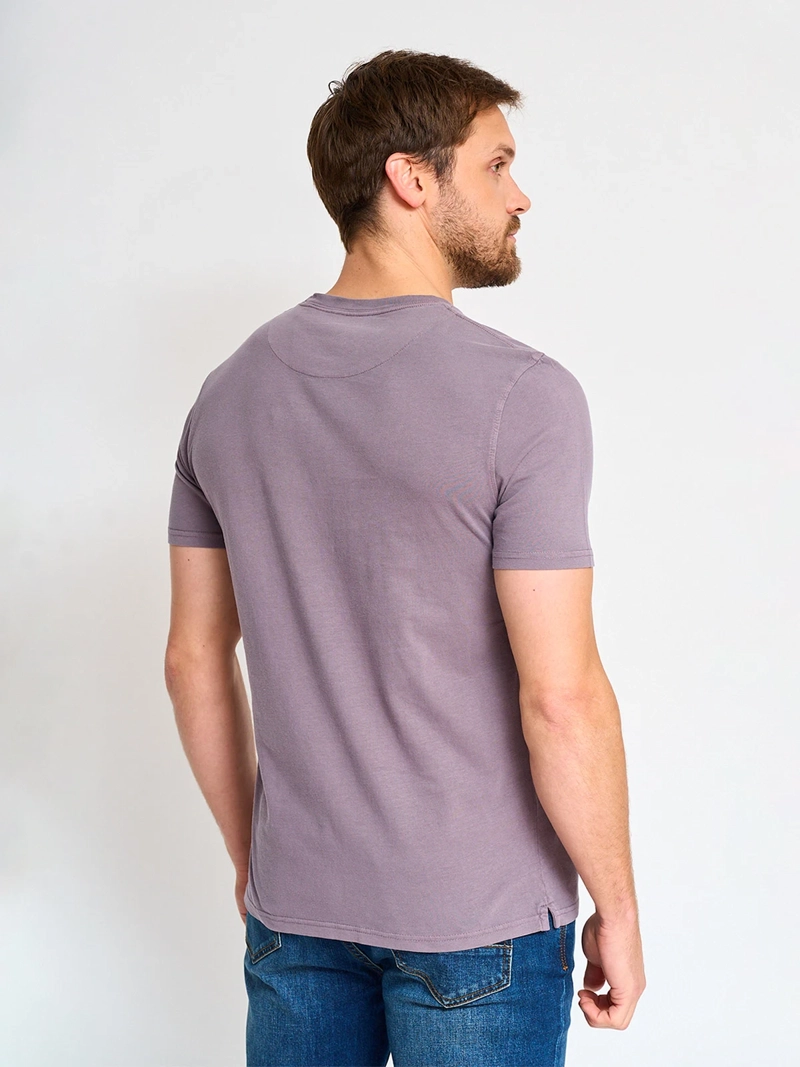 POLERA HOMBRE CACHAREL MANGA CORTA ALGODÓN CUELLO REDONDO - 2