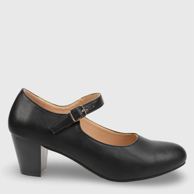ZAPATOS MUJER BRIGITTE NAUX NEGRO CUECA - 1