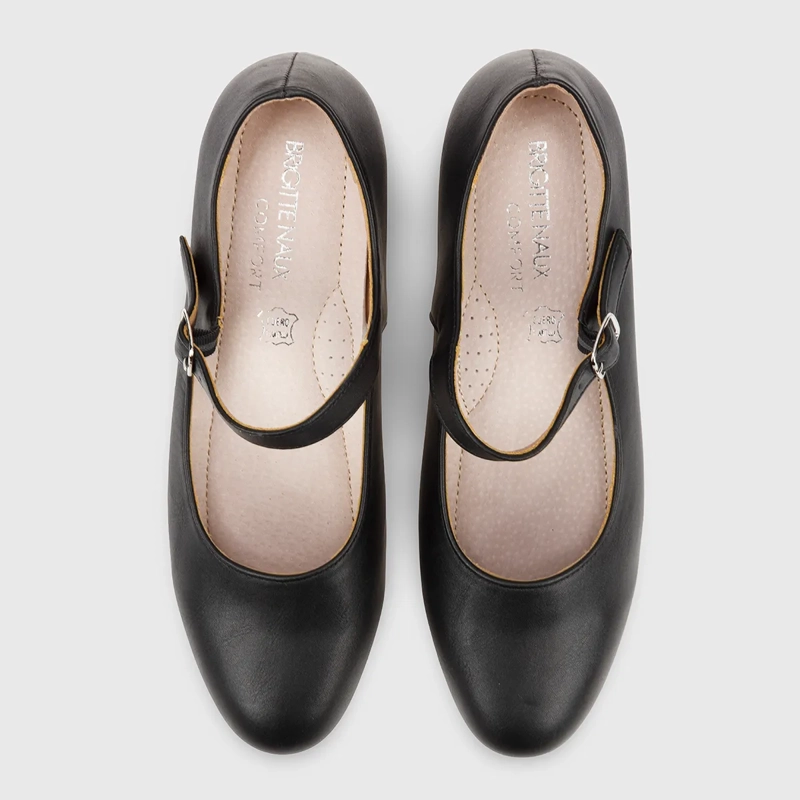 ZAPATOS MUJER BRIGITTE NAUX NEGRO CUECA - 4