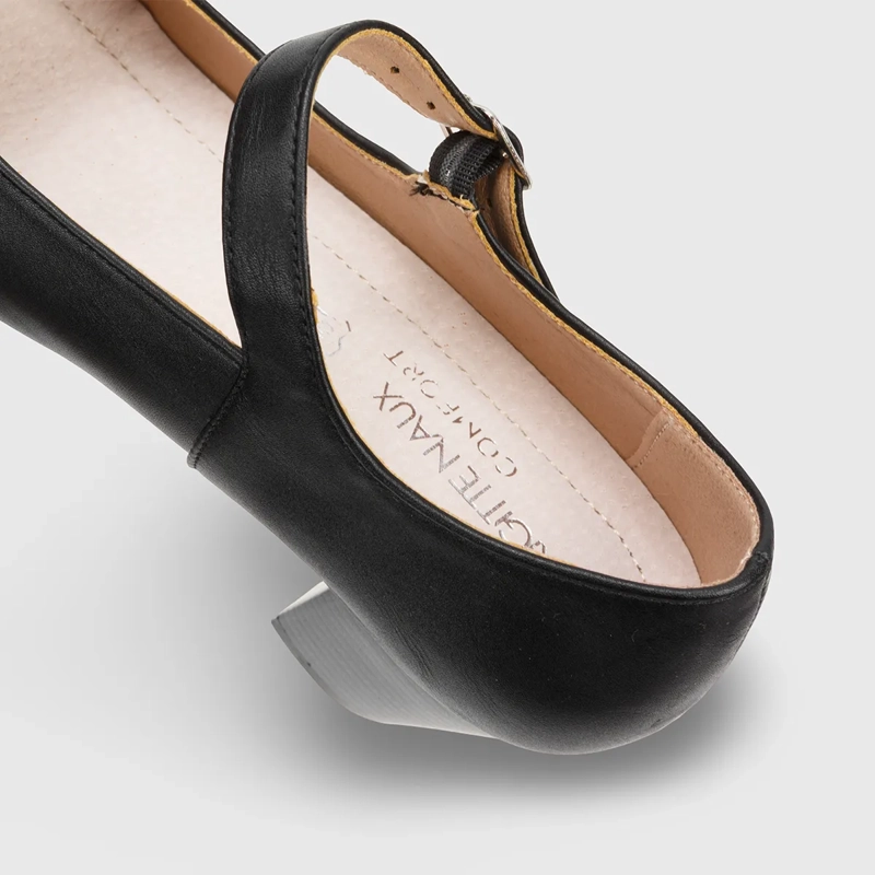 ZAPATOS MUJER BRIGITTE NAUX NEGRO CUECA - 5