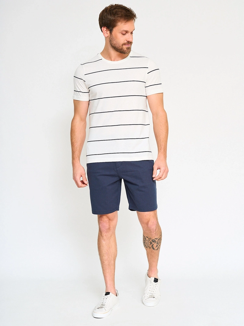 POLERA ALGODÓN HOMBRE KENNETH STEVENS CUELLO REDONDO - 4