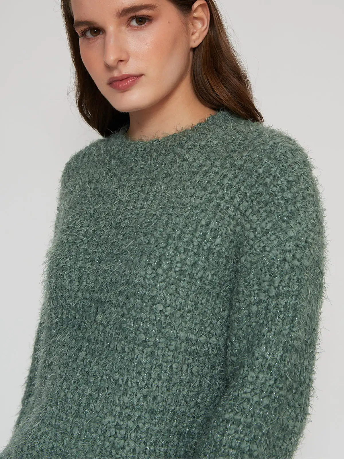 SWEATER MUJER TATIENNE CUELLO REDONDO BRILLOS - 3