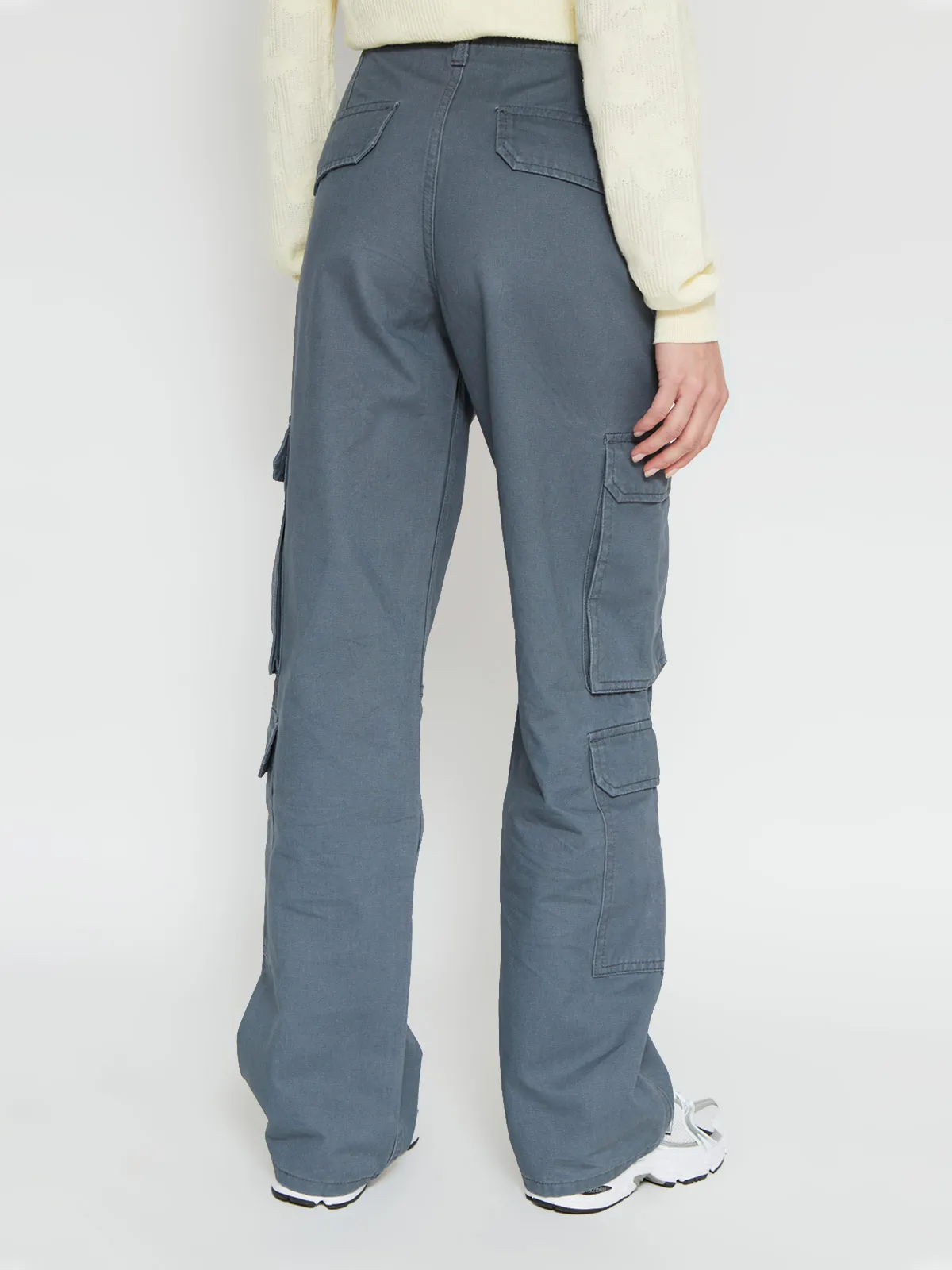 PANTALÓN DE BUZO MUJER INDEX CARGO ALGODÓN  - 3