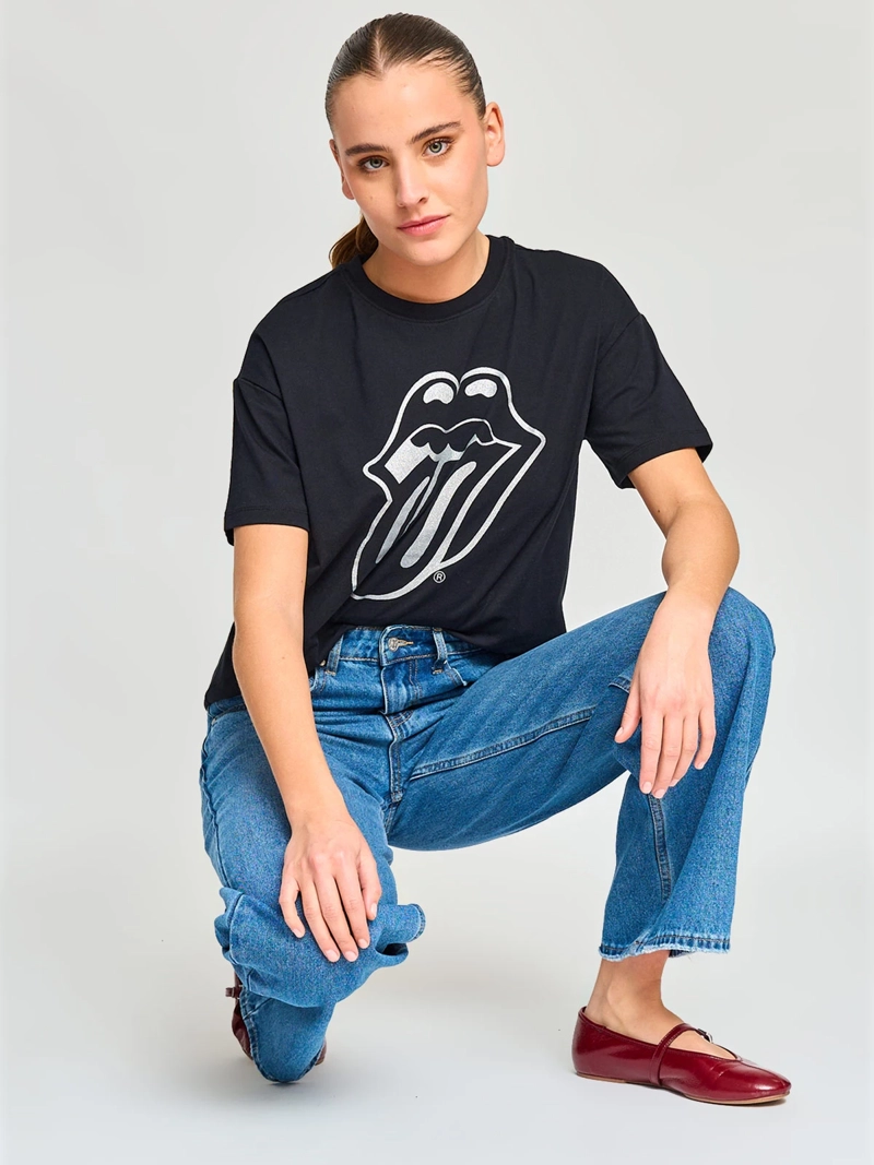 POLERA MANGA CORTA ALGODÓN MUJER INDEX THE ROLLING STONES - 4