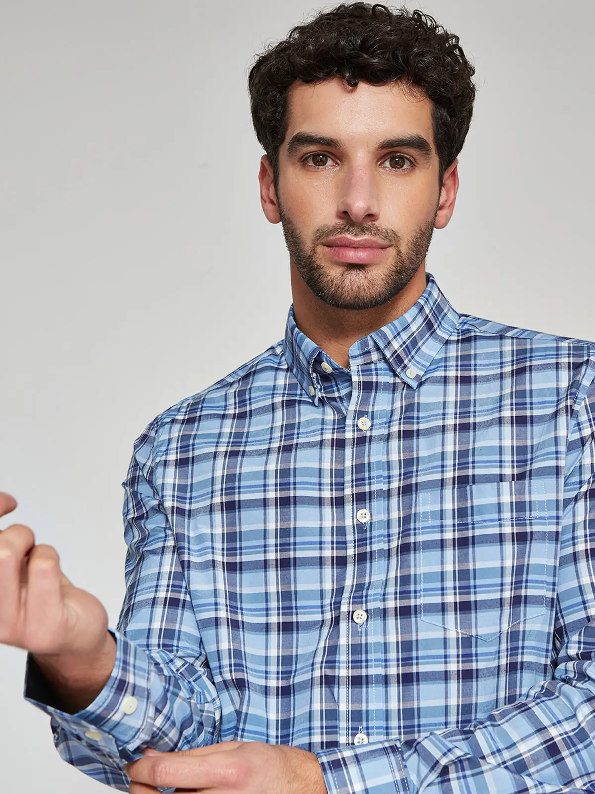 CAMISA MANGA LARGA ALGODÓN HOMBRE KENNETH STEVENS BORJA - 3