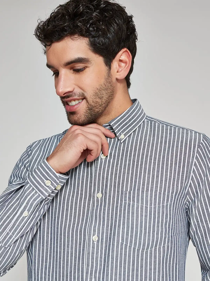 CAMISA MANGA LARGA ALGODÓN HOMBRE KENNETH STEVENS BENITO - 3