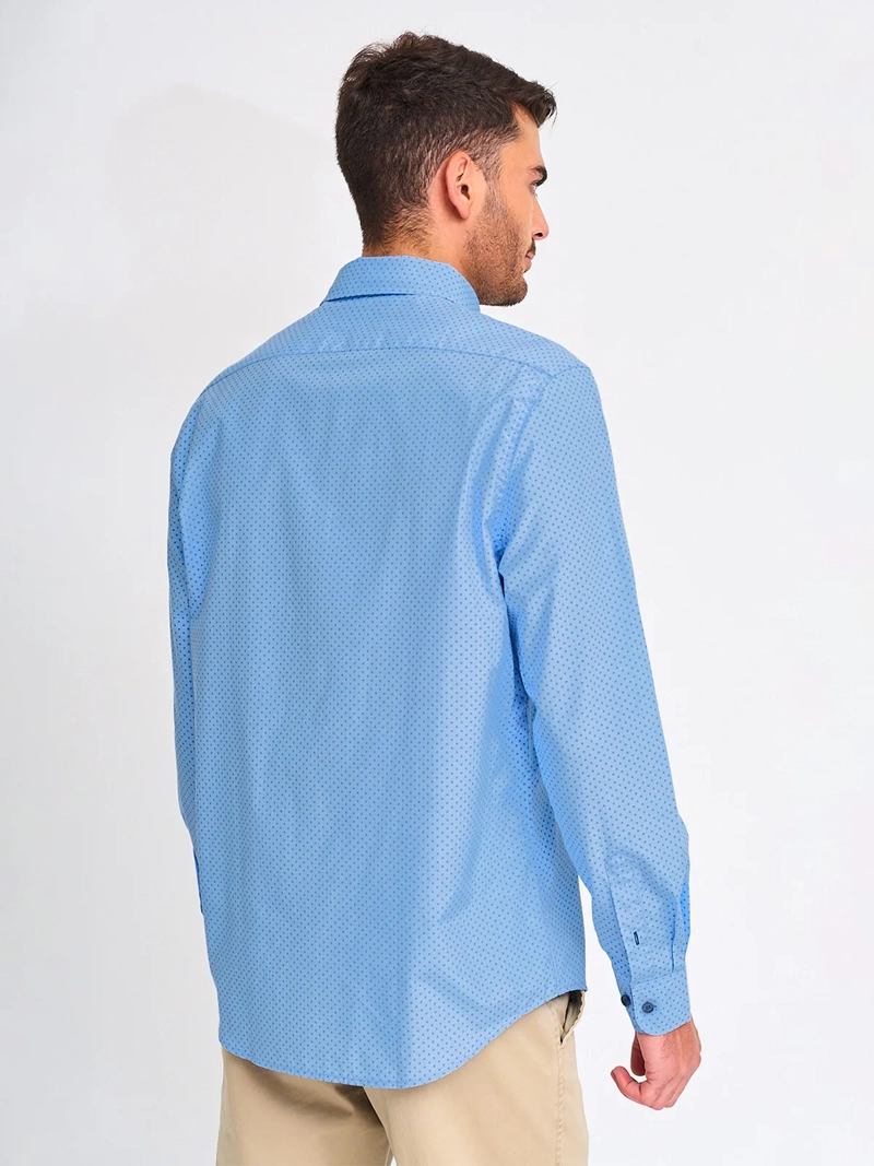 CAMISA MANGA LARGA ALGODÓN HOMBRE KENNETH STEVENS BOSCO - 2