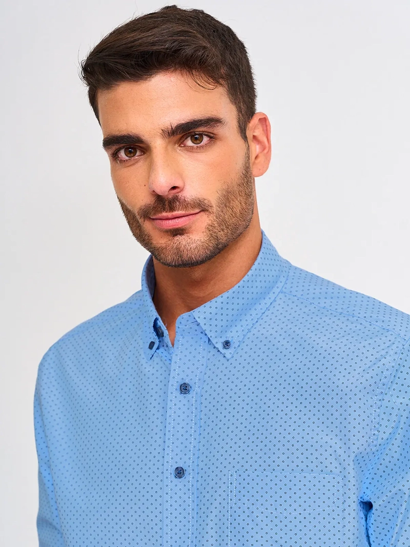 CAMISA MANGA LARGA ALGODÓN HOMBRE KENNETH STEVENS BOSCO - 3