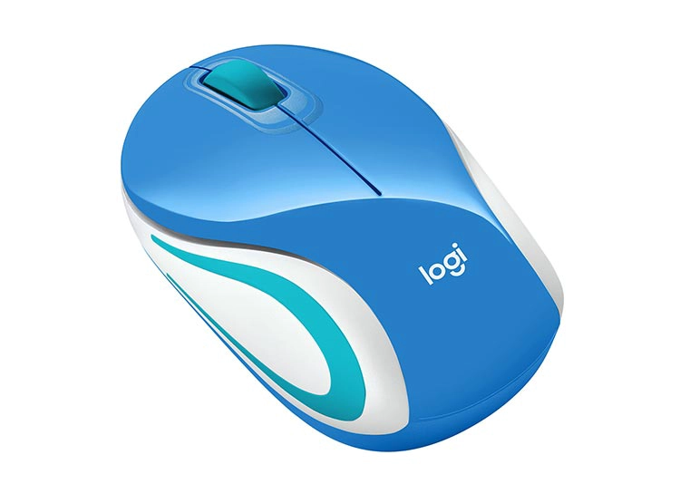 MOUSE INALÁMBRICO LOGITECH M187 AZUL - 3