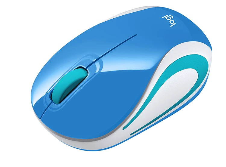 MOUSE INALÁMBRICO LOGITECH M187 AZUL - 4