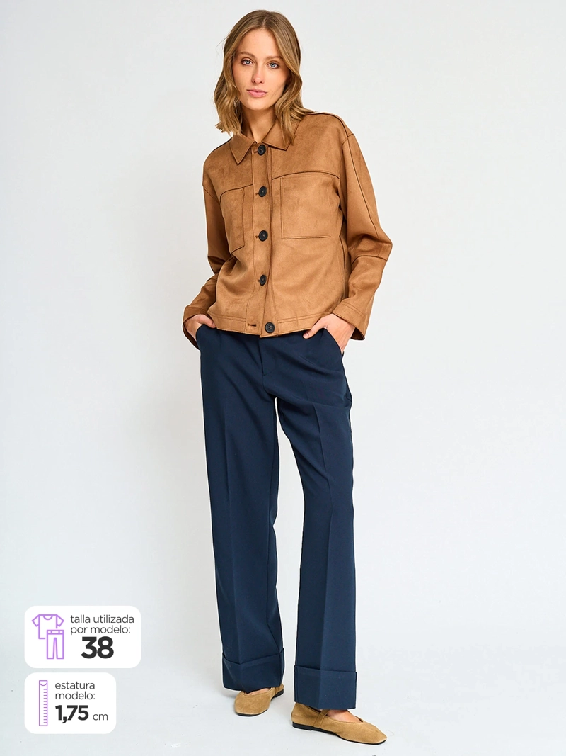 PANTALÓN WIDE LEG MUJER REGATTA SASTRERO - 1