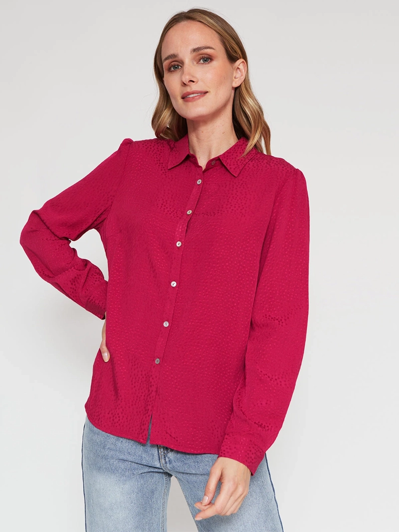 BLUSA MANGA LARGA MUJER REGATTA CUELLO CAMISERO