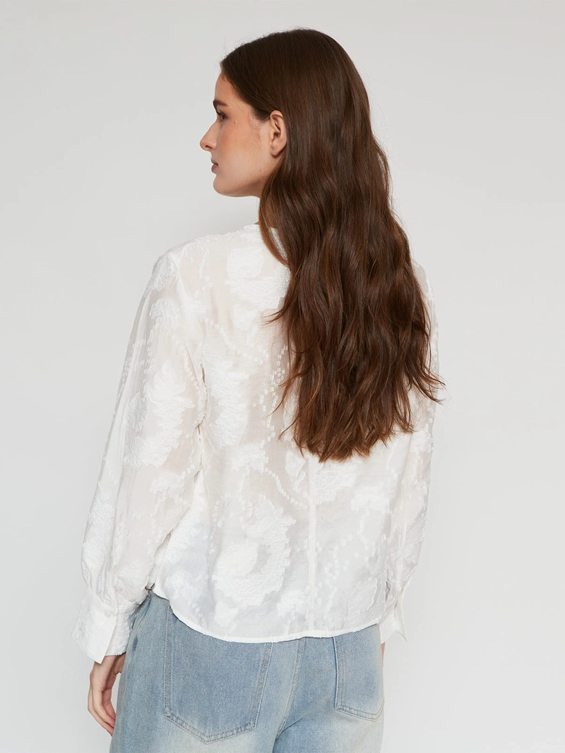 BLUSA MUJER MARQUIS JACQUARD VUELOS - 2
