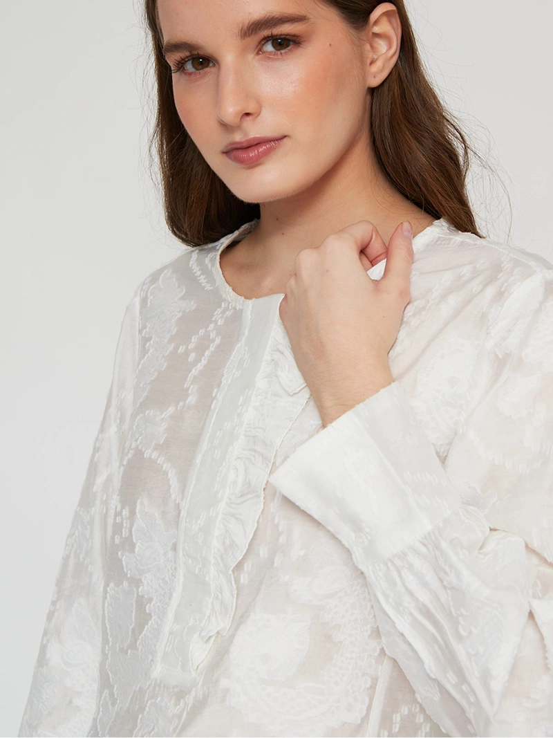 BLUSA MUJER MARQUIS JACQUARD VUELOS - 3