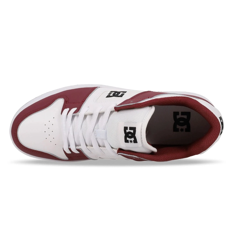 ZAPATILLAS HOMBRE DC SHOES URBANAS BLANCO MANTECA 4 CUERO - 4