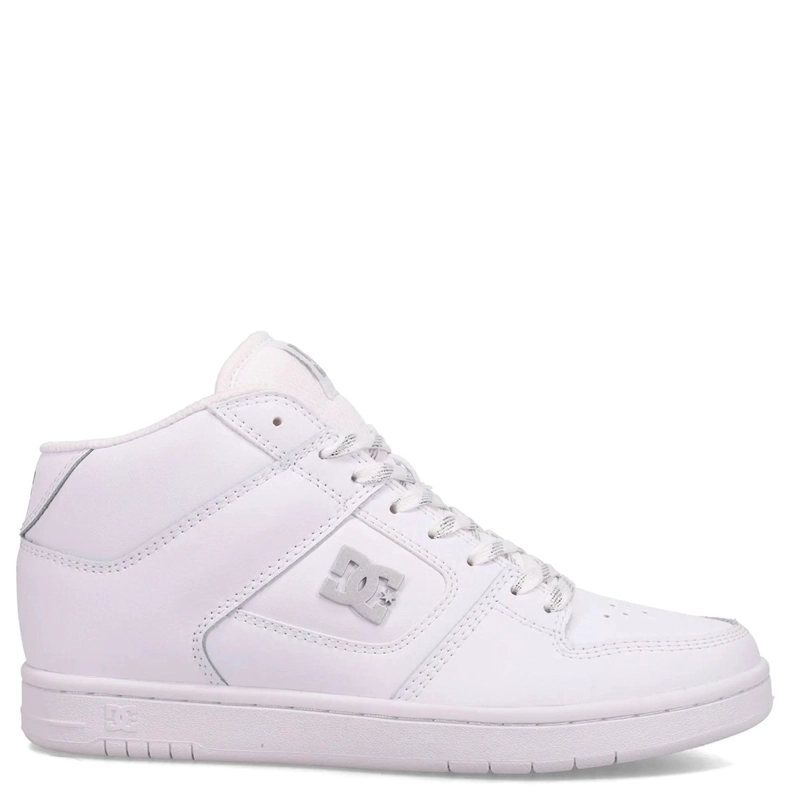 ZAPATILLAS MUJER DC SHOES URBANAS BLANCO MANTECA 4 MID CUERO - 1