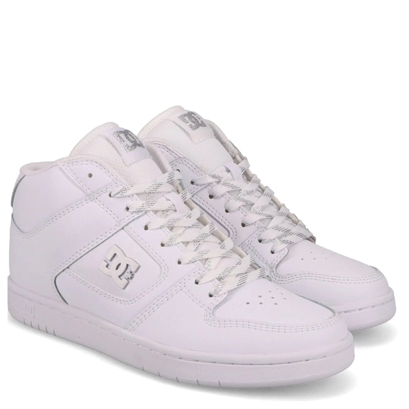 ZAPATILLAS MUJER DC SHOES URBANAS BLANCO MANTECA 4 MID CUERO - 2