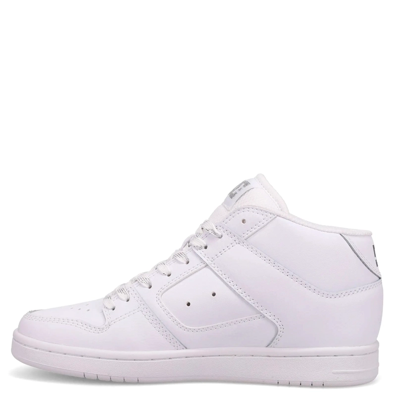 ZAPATILLAS MUJER DC SHOES URBANAS BLANCO MANTECA 4 MID CUERO - 3