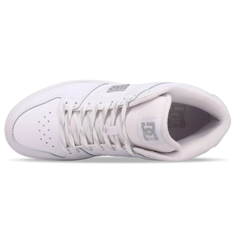 ZAPATILLAS MUJER DC SHOES URBANAS BLANCO MANTECA 4 MID CUERO - 4