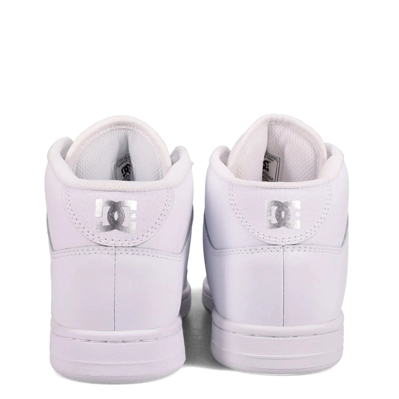 ZAPATILLAS MUJER DC SHOES URBANAS BLANCO MANTECA 4 MID CUERO - 5