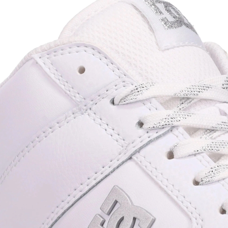 ZAPATILLAS MUJER DC SHOES URBANAS BLANCO MANTECA 4 MID CUERO - 7